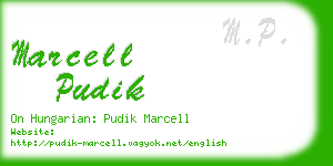 marcell pudik business card